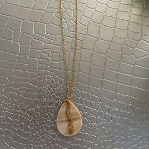 NWT beautiful recycled metal snake necklace